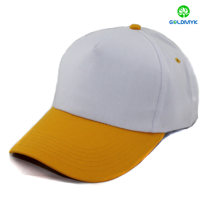 Two Tone 5 panels Blank cotton cap for promotion  プロモーション用のツートーン 5 パネルの空白のコットン キャップ