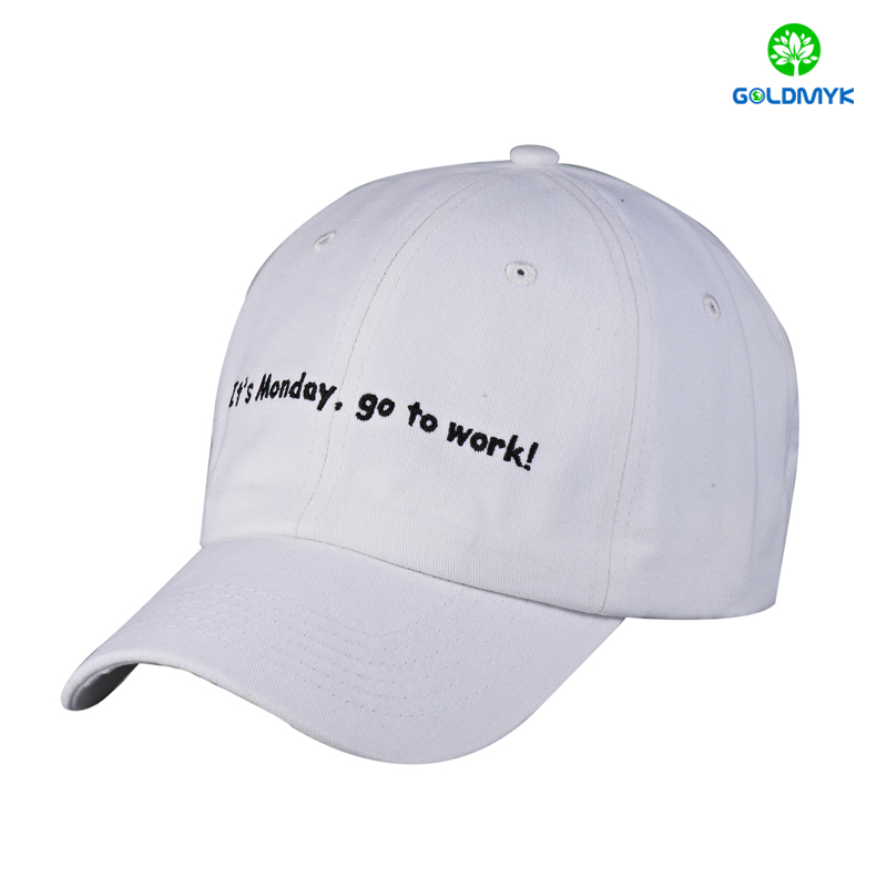 Custom small logo embroidery 100% cotton twill baseball Cap カスタムスモールロゴ刺繍綿100%ツイルベースボールキャップ
