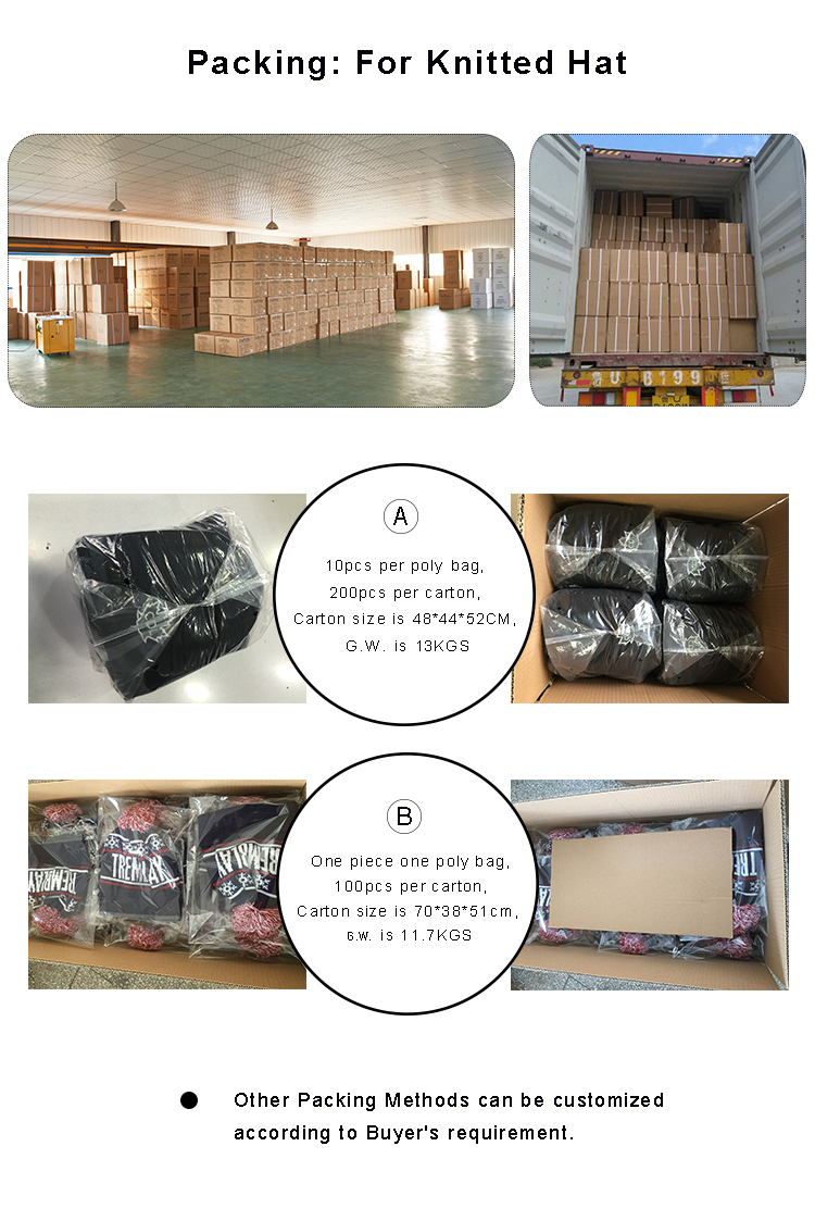 Packaging & Shipping for knitted hat ニット帽の梱包と発送
