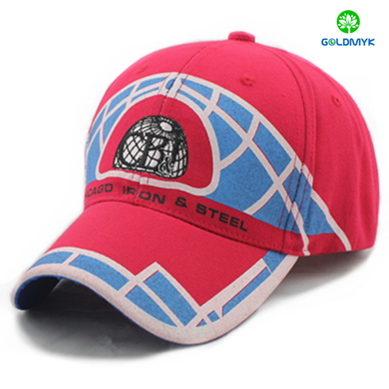 Custom 100% Cotton Printing Six panels baseball cap  カスタム 100% コットン プリント 6 パネル ベースボール キャップ