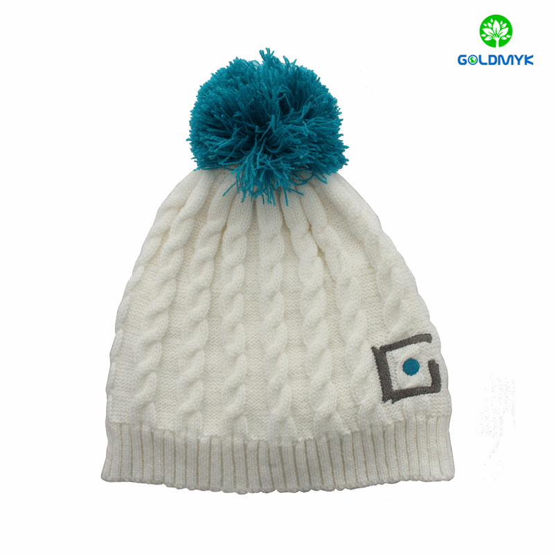 Customize high quality crochet hat for women winter hat,embroidery beanie hat 女性の冬の帽子、刺繍ビーニー帽子用の高品質のかぎ針編み帽子をカスタマイズします。