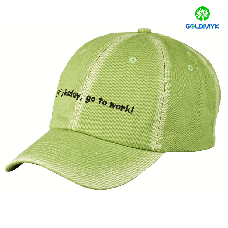 Fashion six panel washed cotton twill custom baseball cap ファッション 6 パネル ウォッシュド コットン ツイル カスタム ベースボール キャップ