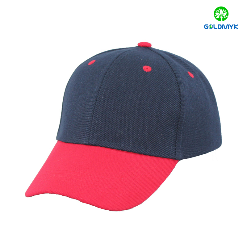Two Tone 6 panels Plain acrylic cap for promotion ツートーン6パネルプロモーション用無地アクリルキャップ