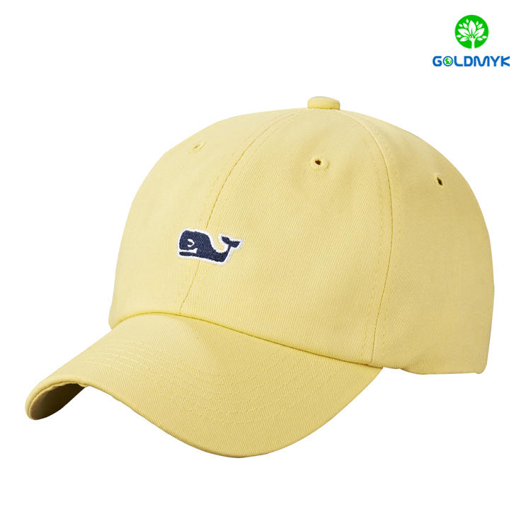 Six panel simple unstructured baseball cap 6パネルのシンプルなアンストラクチャーベースボールキャップ