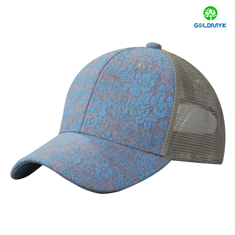 Fashion material blank trucker mesh cap ファッション素材ブランクトラッカーメッシュキャップ