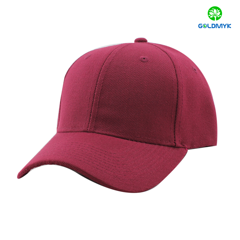 100% Acrylic wine red blank cap アクリル100% ワインレッドのブランクキャップ