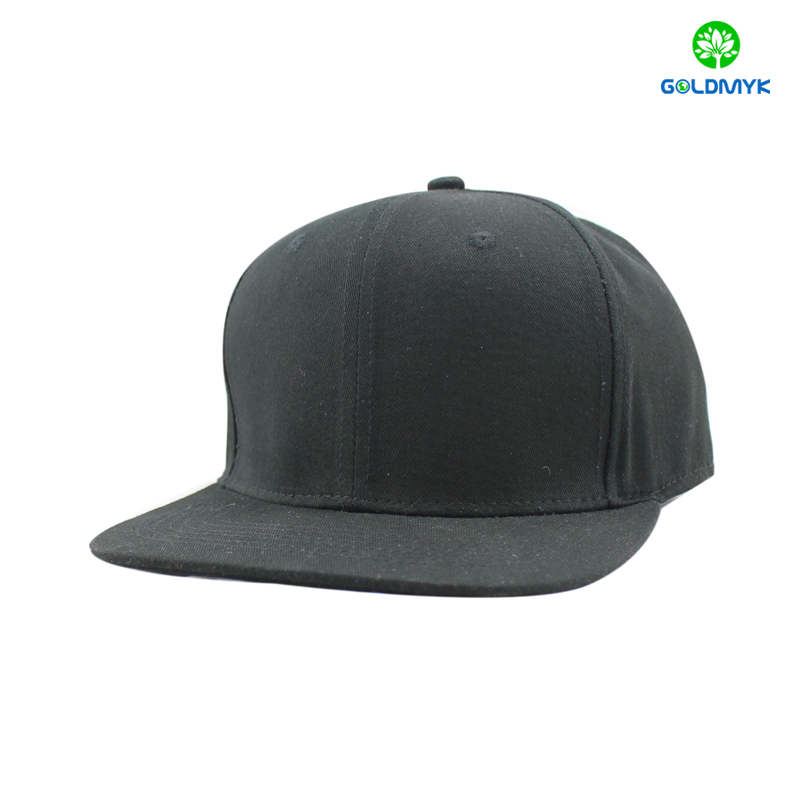 Cotton snapback cap without logo ロゴなしのコットンスナップバックキャップ