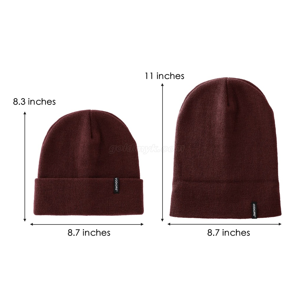 000703 maroon knitted hat 000703 マルーンのニット帽