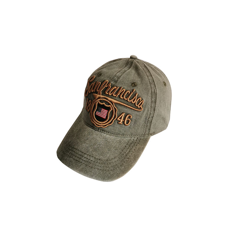Good Quality Custom Made Pigment Washed 6 Panels Baseball Hat 良質のカスタムメイドの顔料洗浄6パネル野球帽