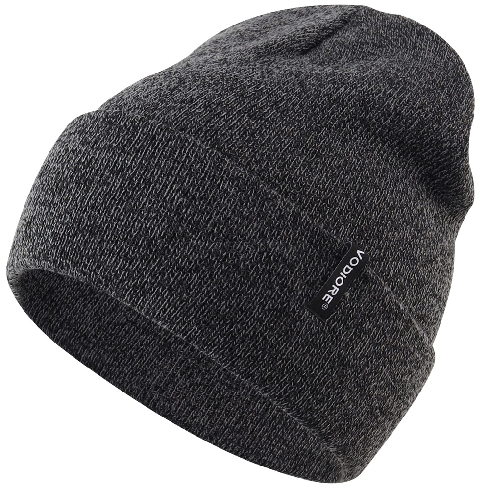 001001 dark heather gray knitted hat 001001 ダークヘザーグレー ニット帽