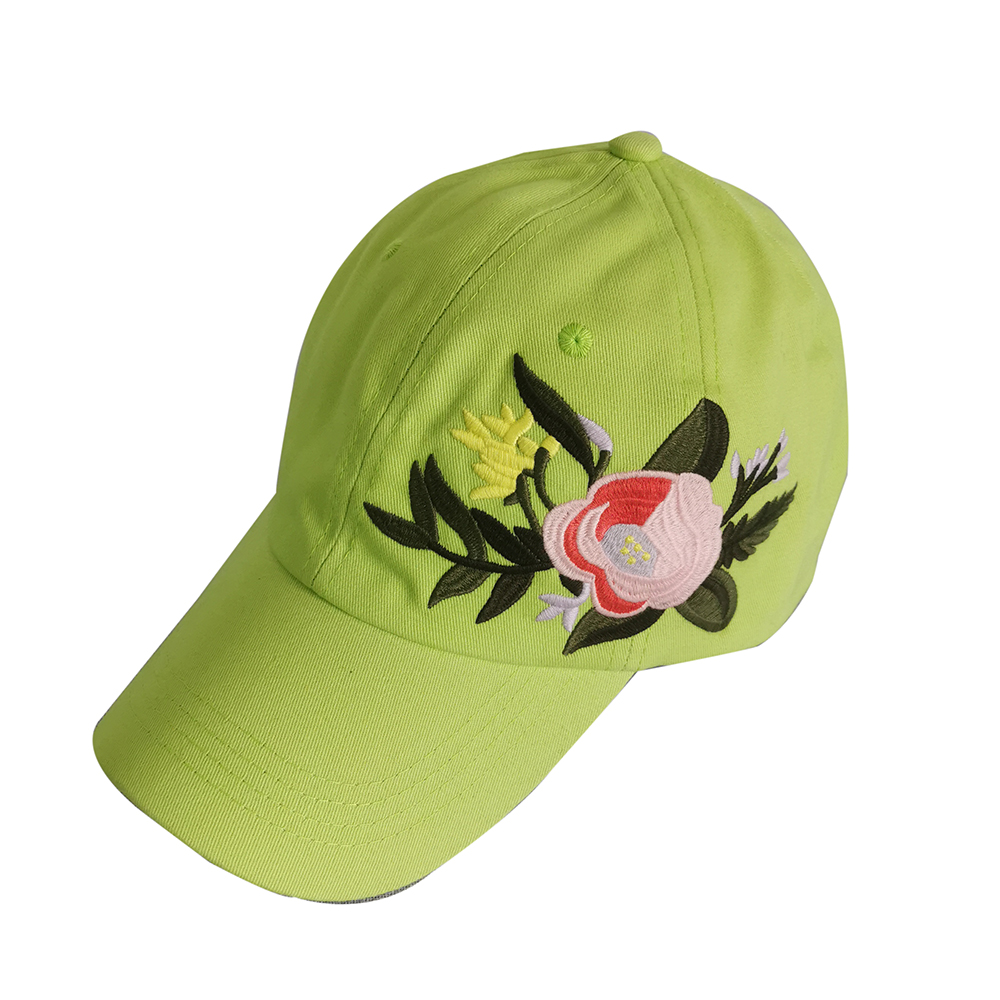 New Fashion Sports Flower Embroidery Baseball Cap  新しいファッションスポーツフラワー刺繍ベースボールキャップ