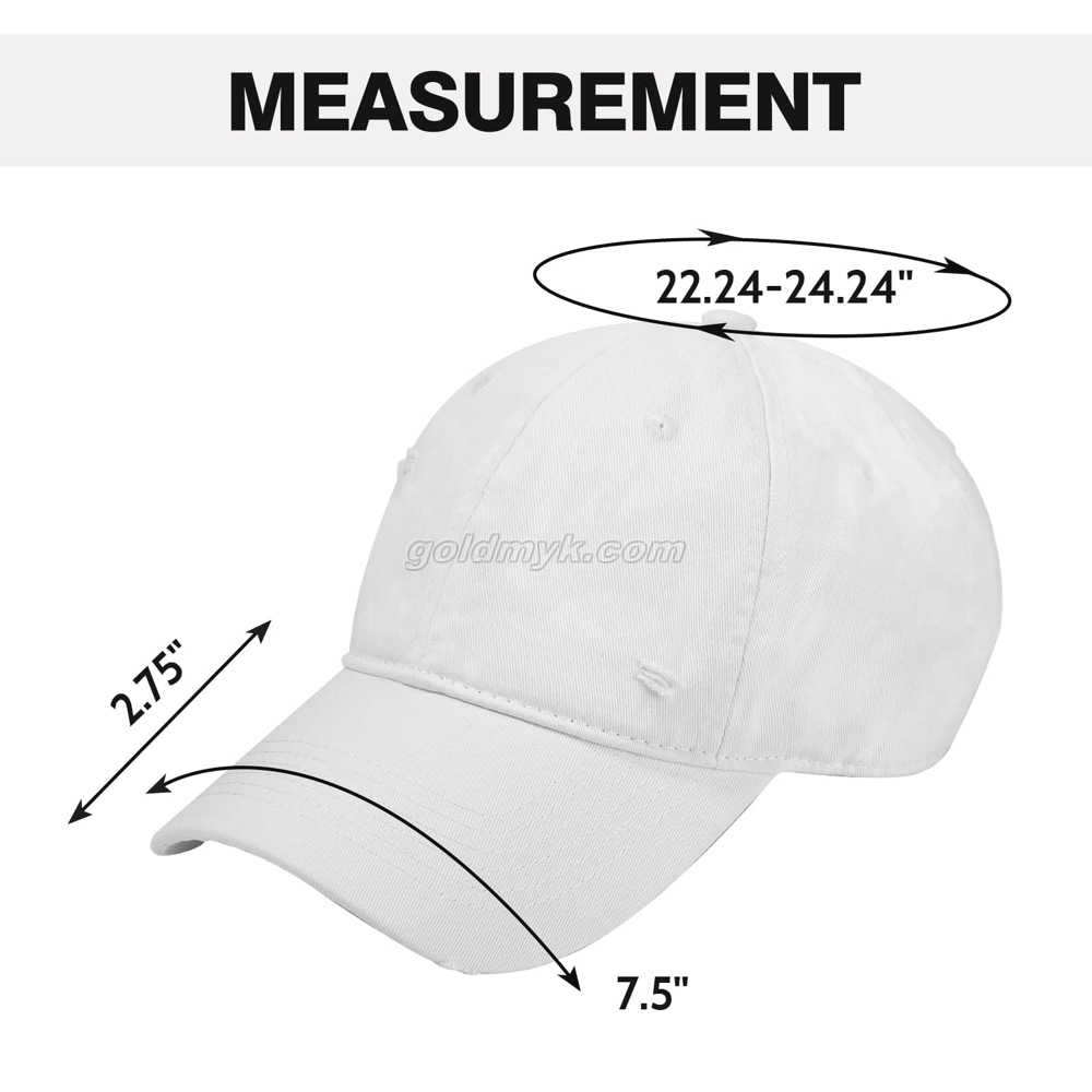 GK230106-001602 Broke Washed baseball cap GK230106-001602 ブロークウォッシュ ベースボールキャップ