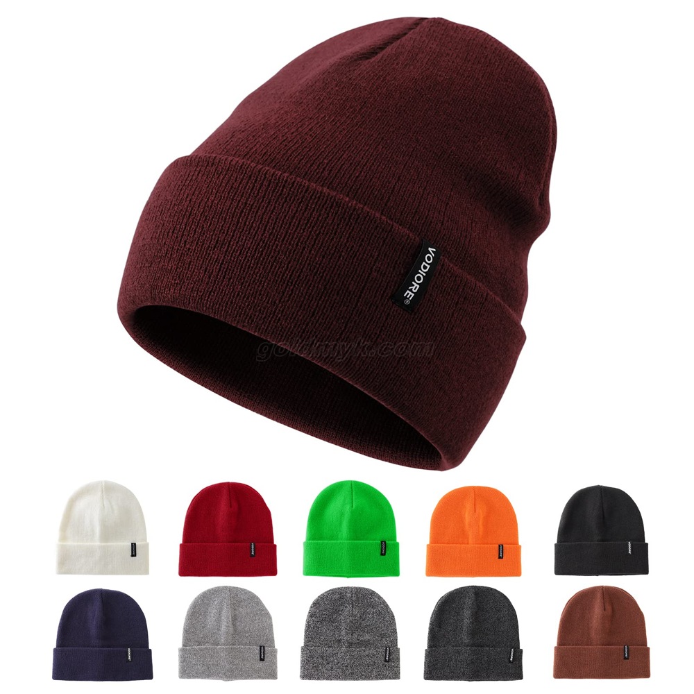 000707 maroon knitted hat 000707 マルーンのニット帽