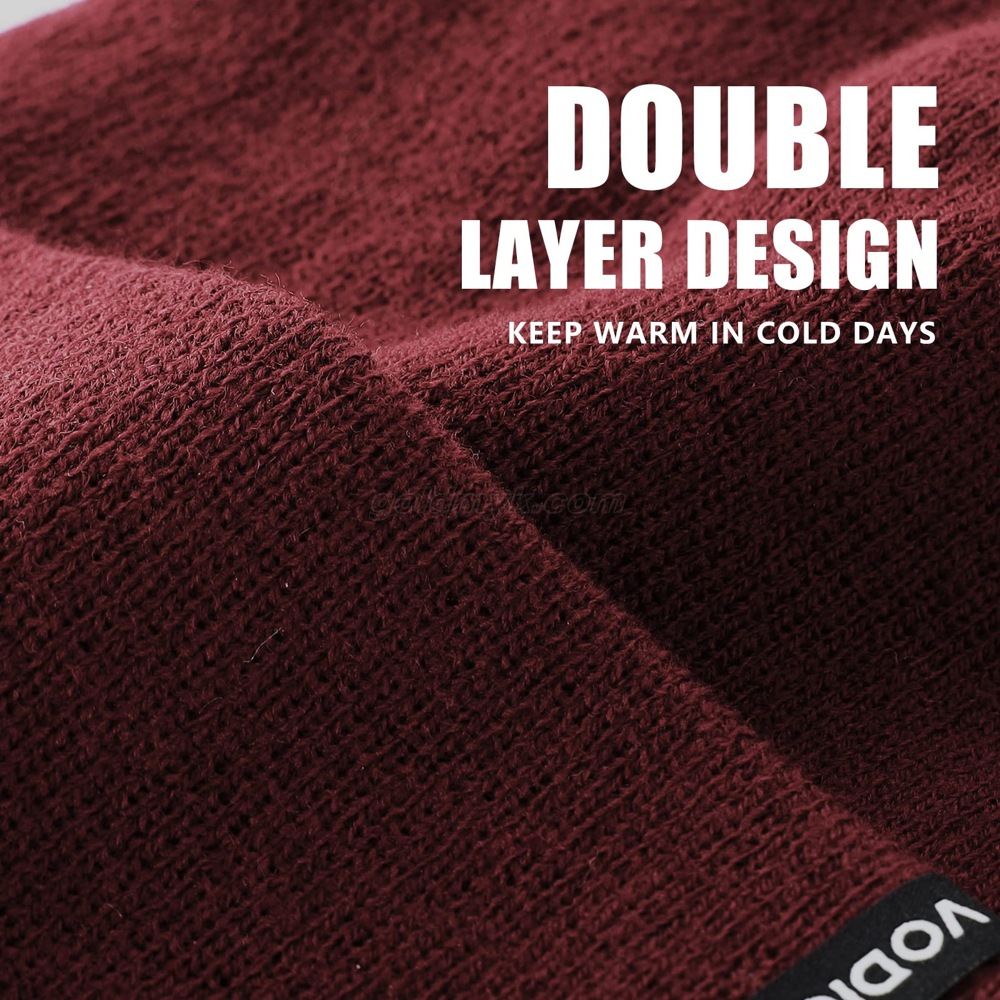 000706 maroon knitted hat 000706 マルーンニット帽