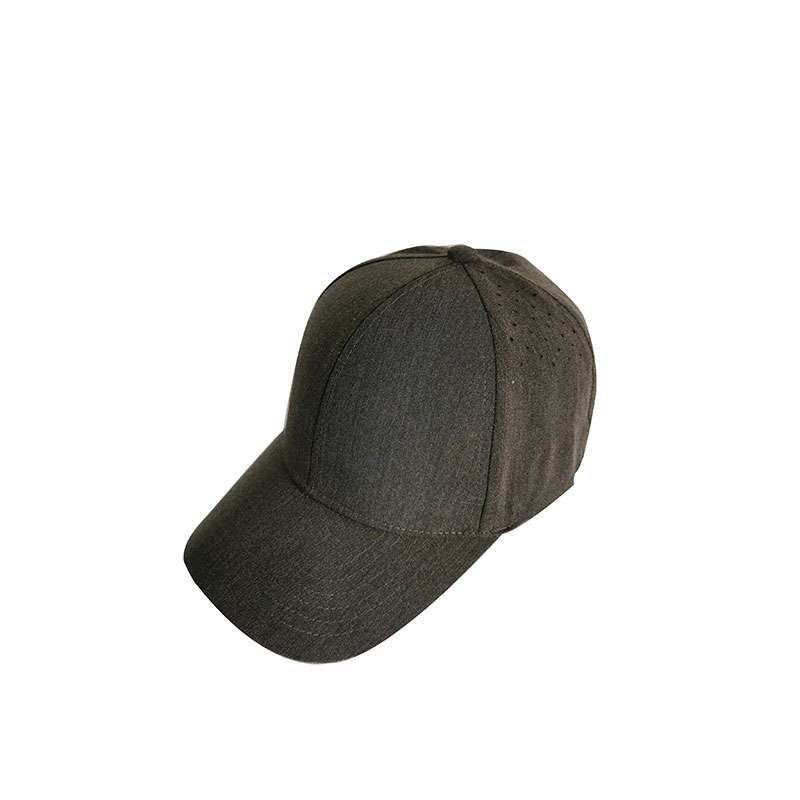 Outdoor Blank Full Closure Baseball Cap With Laser Holes レーザー穴付き屋外ブランクフルクロージャ野球帽