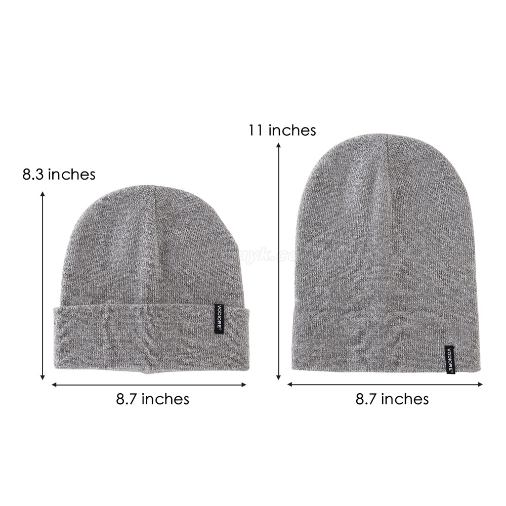 000903 light heather gray knitted hat 000903 ライトヘザーグレーニット帽