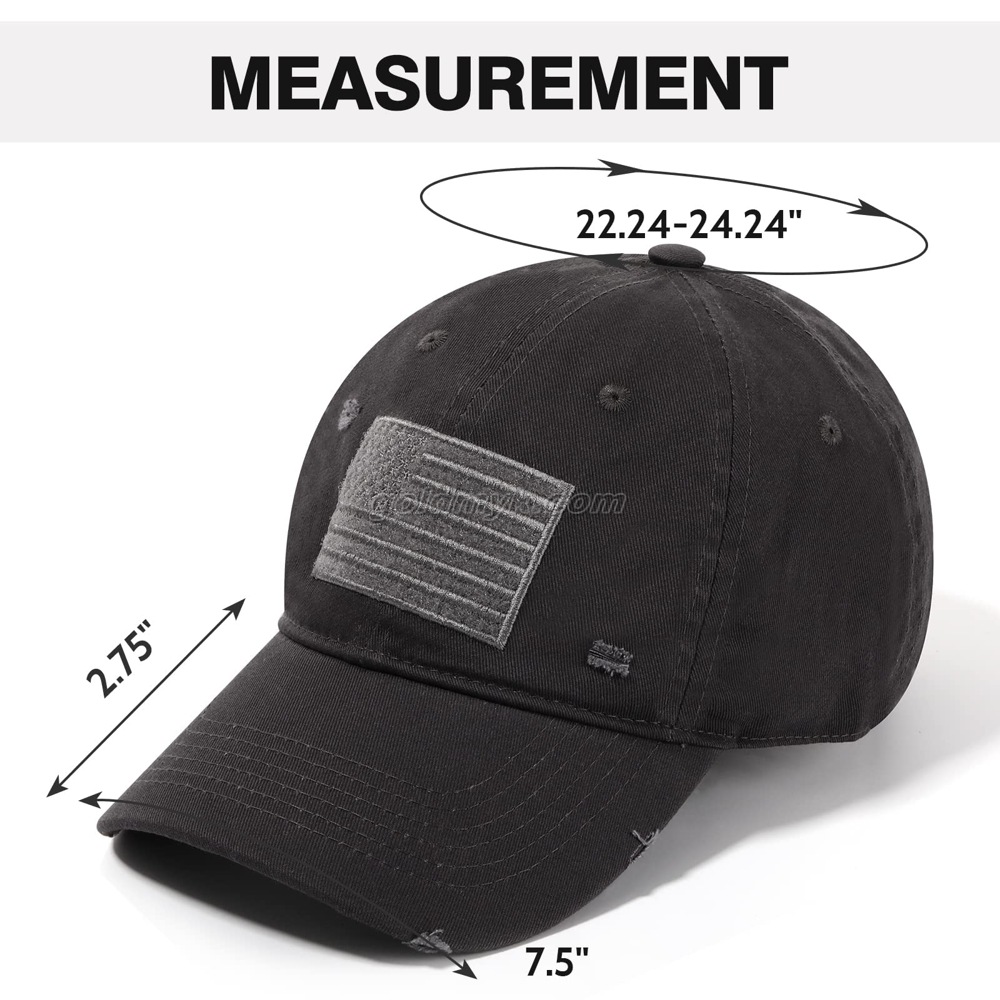 GK230106-001206 American Flag Washed baseball cap GK230106-001206 アメリカ国旗ウォッシュベースボールキャップ