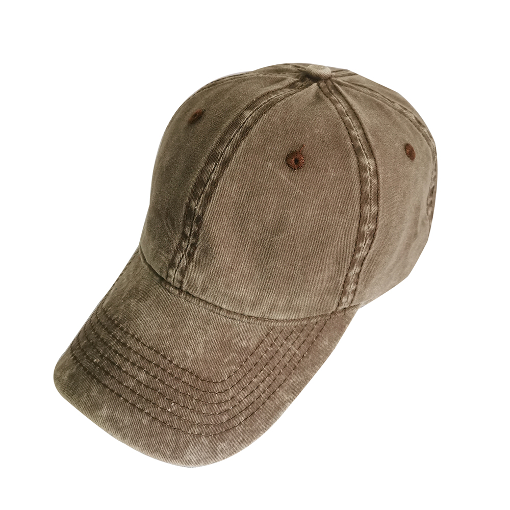 Wholesale 100% Cotton Pigment Washed 6 Panel Baseball Cap Hats  卸売 100% コットン顔料洗浄 6 パネル野球帽帽子