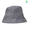 カスタムロゴバケツハット100％ポリエステリーテリーファブリック女性と男性用のスポーティースタイル