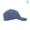 カスタムロゴ100％コットンツイルファブリックスポーティースタイル野球キャップハットビジネス適切な6パネルライトブルー男性と女性用
