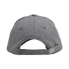 カスタムヘザーグレーカラーファブリックメランジュカラー構造化された野球帽と刺繍パッチ付きの帽子