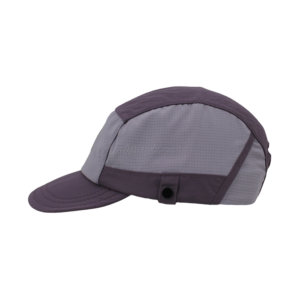 ホットセールライトウェイトポリエステルファブリックUV保護スポーツキャップとカスタムロゴデザインの帽子