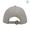 ストーンホワイトシナファクトリーOEMカスタム刺繍100％コットンツイル野球帽と帽子