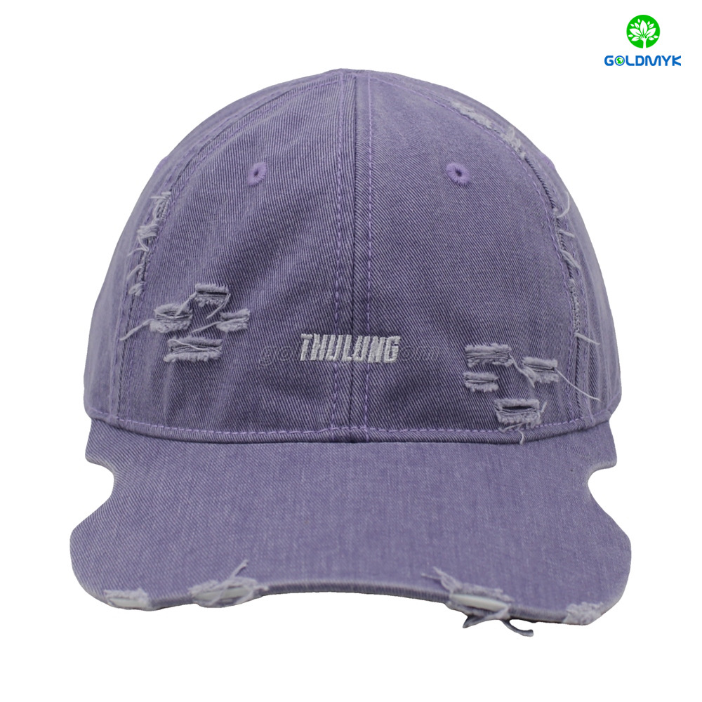 6パネルスペシャルブリム100％コットンツイルファブリックカスタムロゴ女性と男性の野球帽の帽子帽子