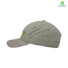 カスタムロゴ100％コットンツイルファブリックストリートスタイル女性と男性のための野球帽子帽子適切な6パネルベージュウォッシュ