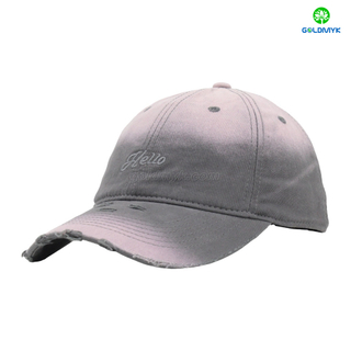 カスタム100％コットンツイルファブリックカスタムロゴ酸洗浄野球帽の帽子は、女性と男性のカスタム刺繍が缶です