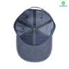 カスタムロゴ100％コットンツィルファブリック苦しみ洗浄6パネルネイビーブルー野球帽子帽子スポーティー女性男性刺繍オプション