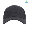 ディープブラックチャイナファクトリーOEMカスタム刺繍100％コットンツイル野球帽と帽子