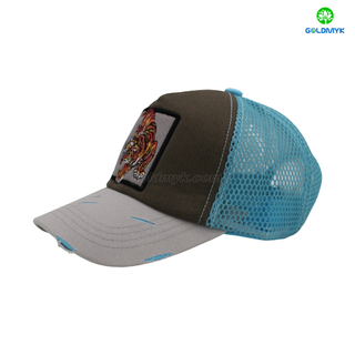 カスタムブラック野球帽子100％コットンツイルファブリック野球ハット3D刺繍ロゴは、女性と男性の刺繍を施すことができます