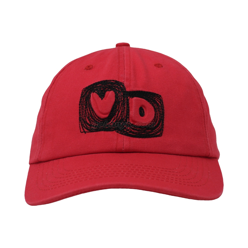 ソフトコットンツイル野球帽と帽子工場の特別な3Dデザインロゴ