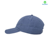 カスタムロゴ100％コットンツイルファブリックスポーティースタイル野球キャップハットビジネス適切な6パネルライトブルー男性と女性用