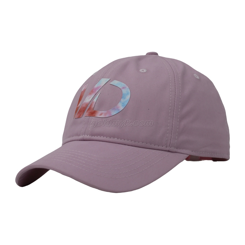 100％コットンファブリック野球キャップ手洗いの女性と男性の酸洗浄、パッチ刺繍、6パネルキャップ