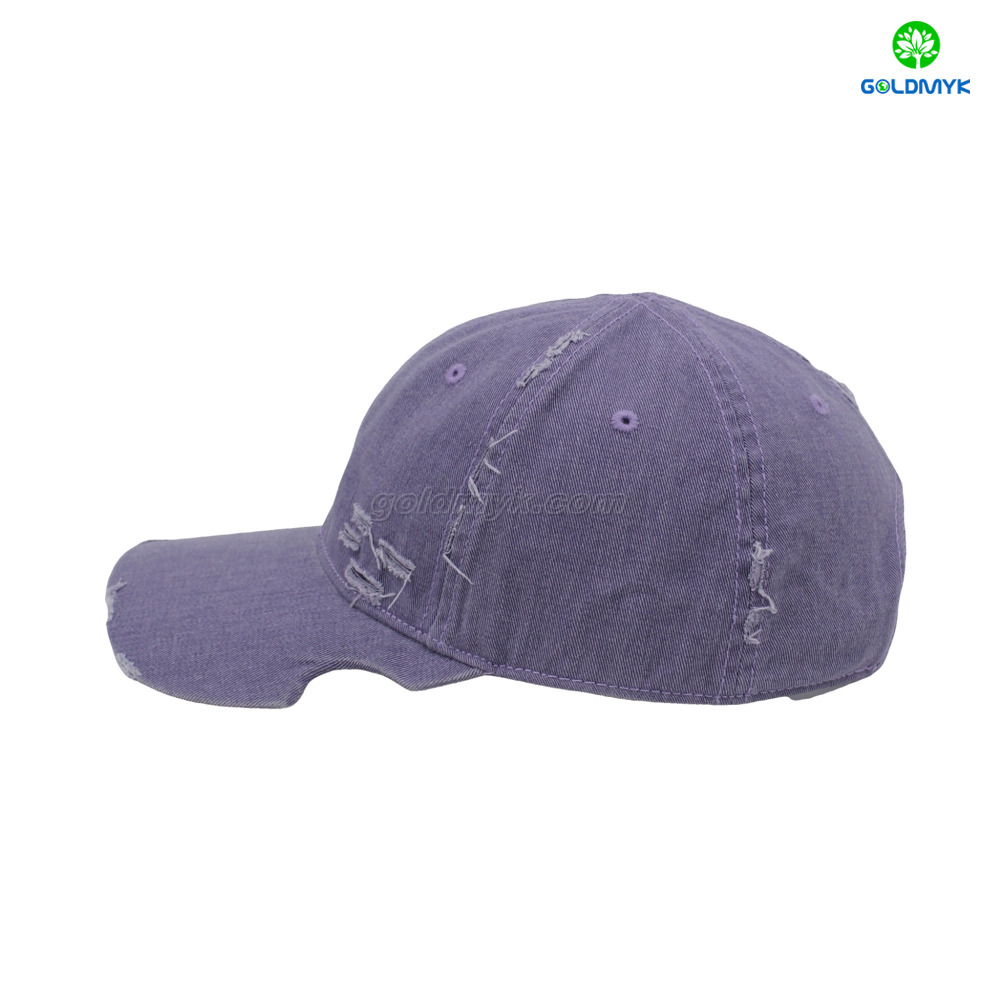 6パネルスペシャルブリム100％コットンツイルファブリックカスタムロゴ女性と男性の野球帽の帽子帽子