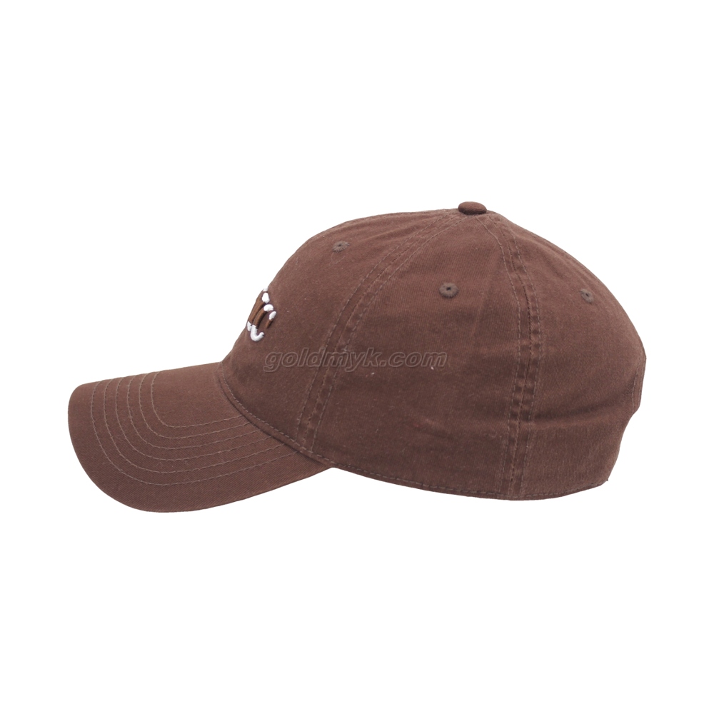良い品質と良い価格非構造化された綿の生地野球帽とカスタム刺繍入りの帽子