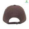 6パネルブラウンカスタム100％コットンツイルファブリックカスタムロゴ酸洗浄野球キャップハット女性と男性のカスタム刺繍ができます