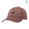 カスタムロゴ100％コットンツイルファブリックダークブラウン6パネルベースボールキャップビジネスまたはストリートウェアメンと女性のためのスポーティスタイル