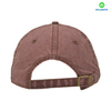 カスタムロゴ100％コットンツイルファブリックダークブラウン6パネルベースボールキャップビジネスまたはストリートウェアメンと女性のためのスポーティスタイル