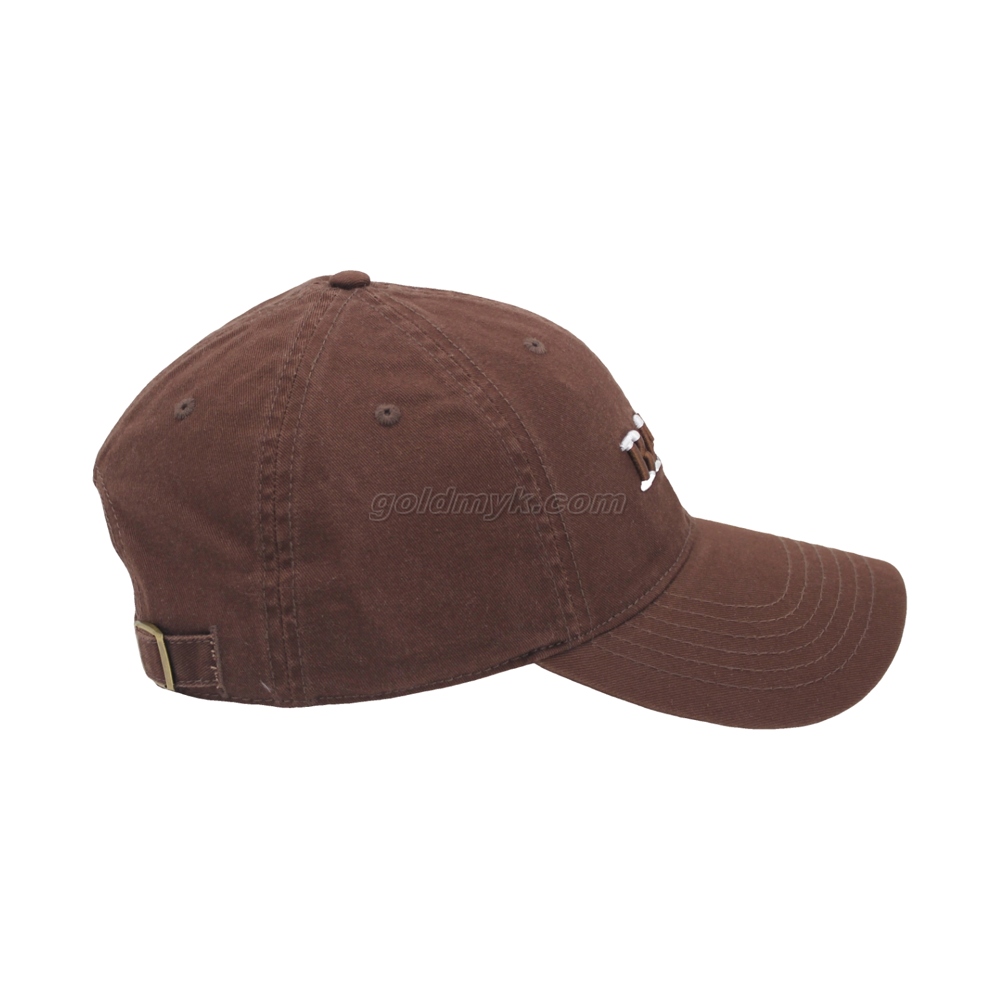 良い品質と良い価格非構造化された綿の生地野球帽とカスタム刺繍入りの帽子