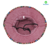 カスタムロゴ キャメルバケットハット 綿100% テリー生地 スポーティなストリートスタイル パフプリント ビジネスの男性と女性向け
