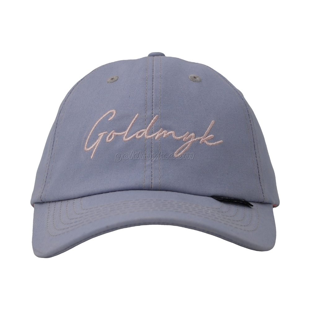 カスタム6パネルサーモクロミックファブリックコットンツイル野球帽と刺繍と織りラベル付きの帽子
