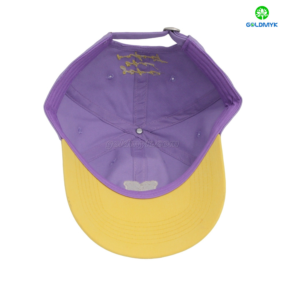 新しいスタイルとファッションピンクの女性ソフト100％コットンファブリック野球キャップカスタムロゴデザイン