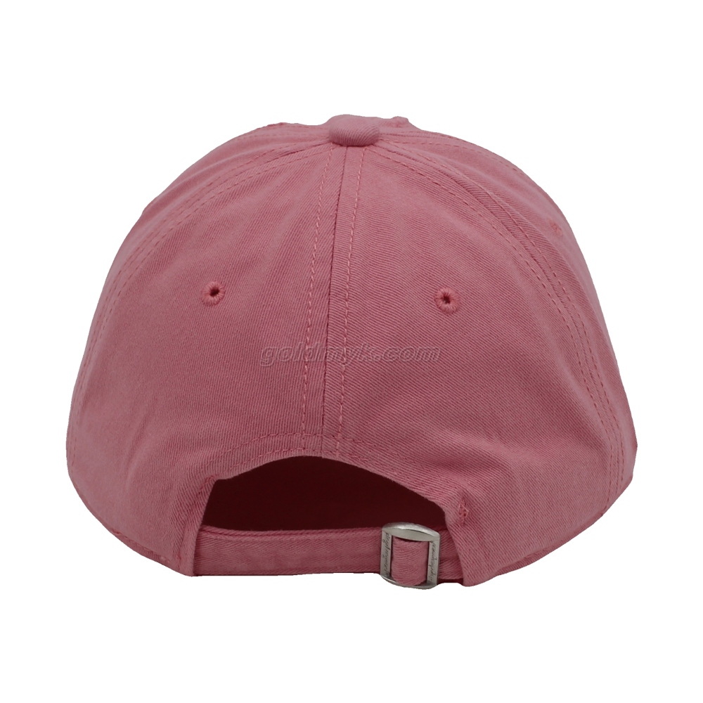 新しいスタイルとファッションピンクの女性ソフトコットン野球帽をカスタムロゴデザイン