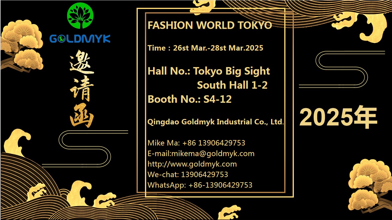 2025年3月26日開催『FASHION WORLD TOKYO』に「帽子」が出展いたします。--金麦凯GOLDMYK