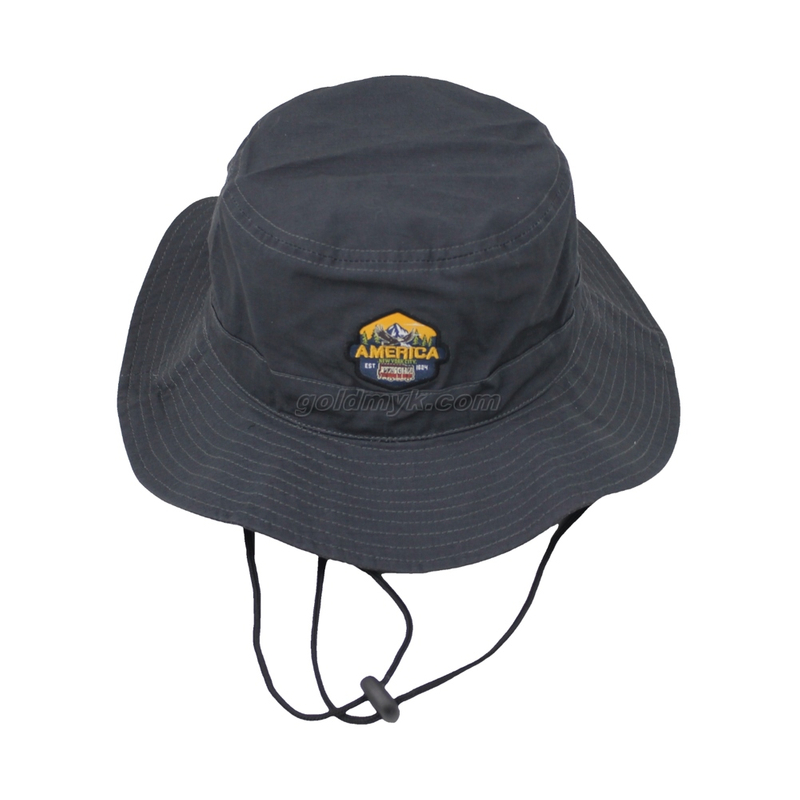 100％ポリエステル生地のバケツキャップの女性と男性