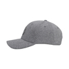 カスタムヘザーグレーカラーファブリックメランジュカラー構造化された野球帽と刺繍パッチ付きの帽子
