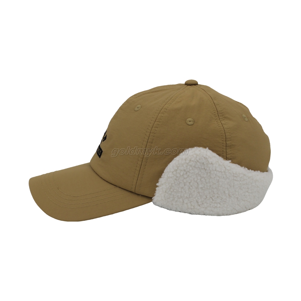 ホットセールカスタム刺繍暖かい冬の帽子と帽子とイヤーマフ